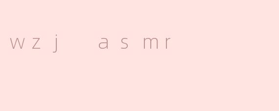 WZJ ASMR 是什么？  